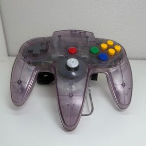 OEM Nintendo 64 Atomic Purple Controller Cleaned and TIGHT STICK